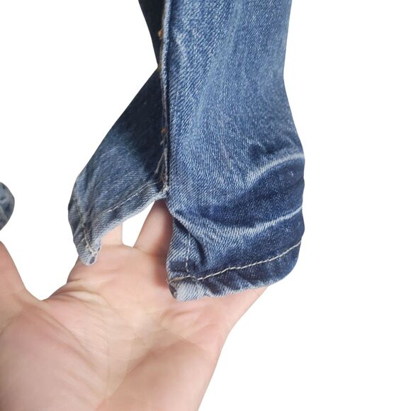 Ariat Ruby Boot Cut Jeans Women's 28 Long Blue Denim Western Cowgirl Workwear - Picture 7 of 14